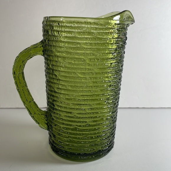 Soreno Avocado Green Crinkle Pitcher Bark Texture - Picture 9 of 9